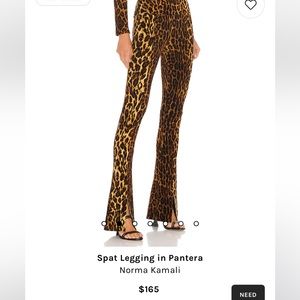 Norma kamali Spat leggings leopard